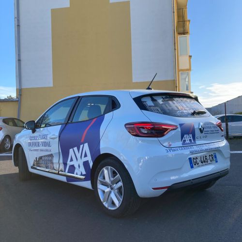 Marquage de véhicules réalisé par Cassiopub, agence à Aurillac (Cantal) et Rognac (Bouches-du-Rhône).